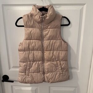 Old Navy‎ Women's XS Pink Puffer Vest Size X-Small Insulated Pockets Outdoor